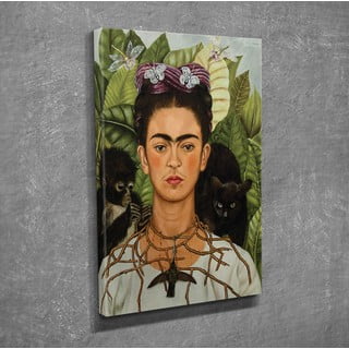 Nástěnná reprodukce na plátně Frida Kahlo, 30 x 40 cm