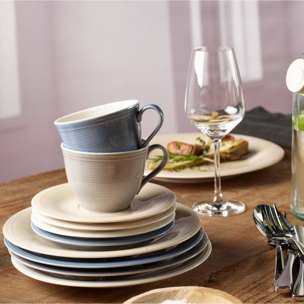 Bílo-šedý porcelánový dezertní talíř Villeroy & Boch Like Color Loop, ø 21,5 cm-image-2