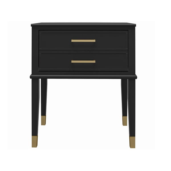 Černý noční stolek Westerleigh – CosmoLiving by Cosmopolitan-image-3