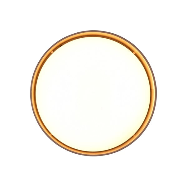 Světle hnědé LED stropní svítidlo ø 30 cm Locarno – Reality-image-2