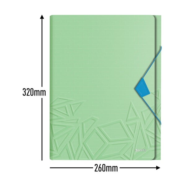 Zelená aktovka s přihrádkami Leitz-image-3