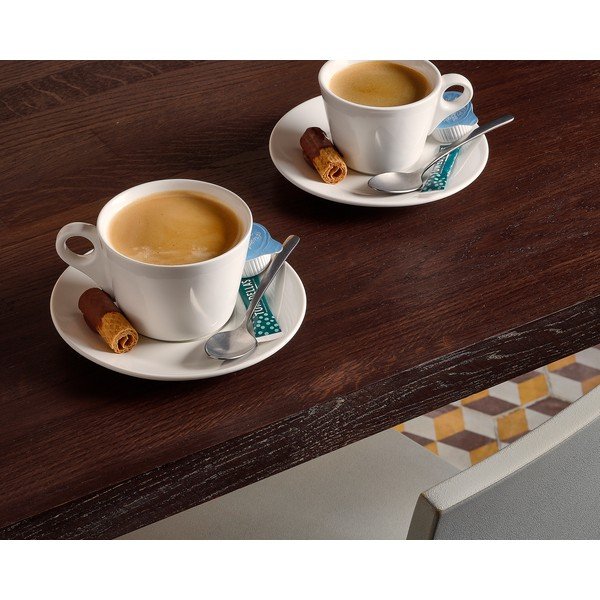 Bílý porcelánový podšálek ø 15,5 cm Barista – BonBistro-image-3