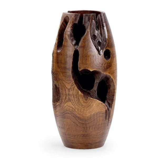 Dřevěná váza Erosi, 40 cm