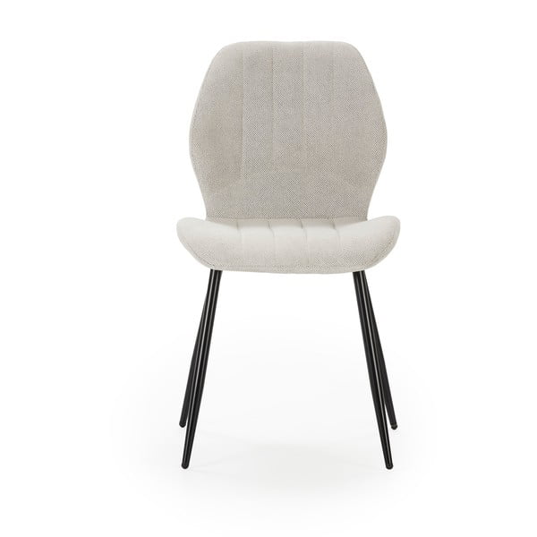 Krémové jídelní židle v sadě 4 ks Milu – Marckeric-image-2