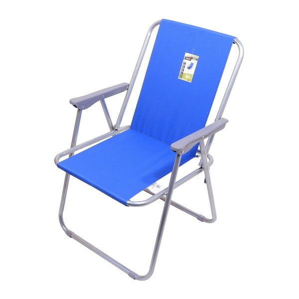 Modrá skládací kempingová židle Cattara Bern