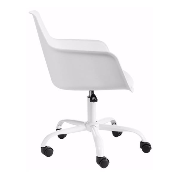 Bílá nastavitelná kancelářská židle Støraa Leslie-image-3
