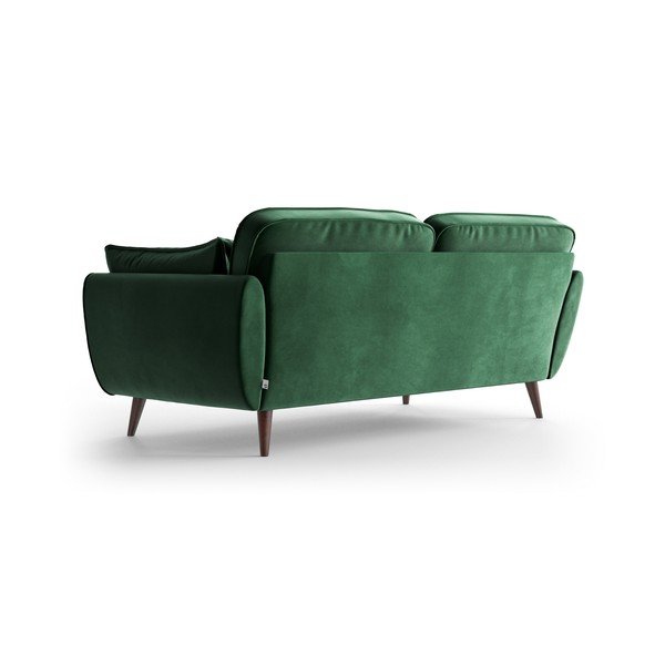 Zelená sametová pohovka My Pop Design Auteuil-image-4
