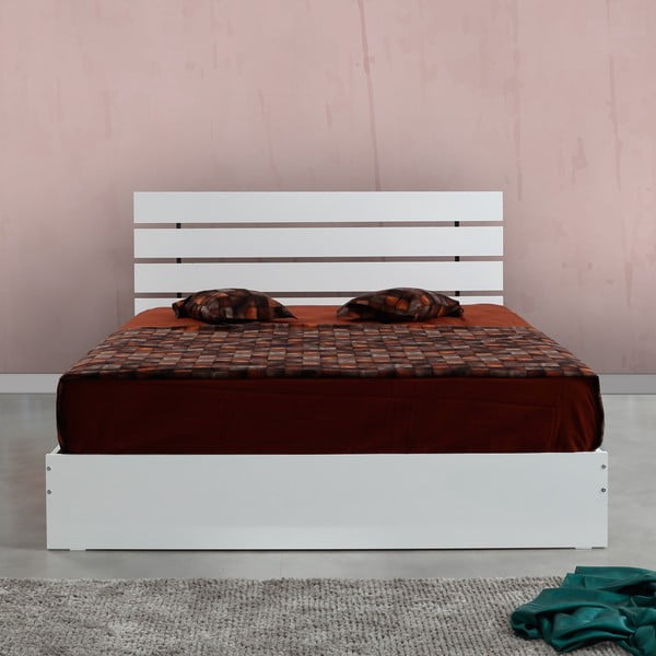 Bílá dvoulůžková postel 180x200 cm Fuga – Kalune Design-image-2