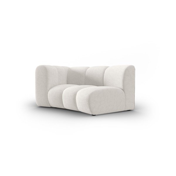Bílý modul pohovky (levý roh) Lupine – Micadoni Home-image-2