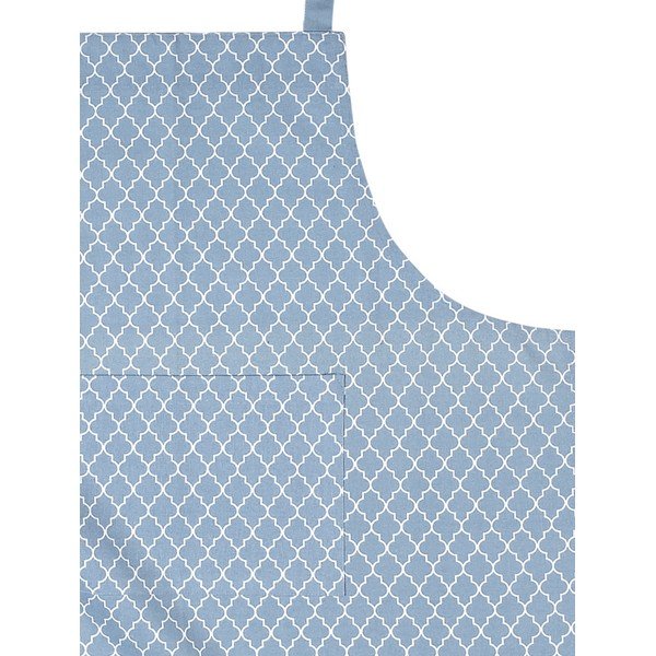 Světle modrá bavlněná zástěra Tiseco Home Studio Arabesk-image-2