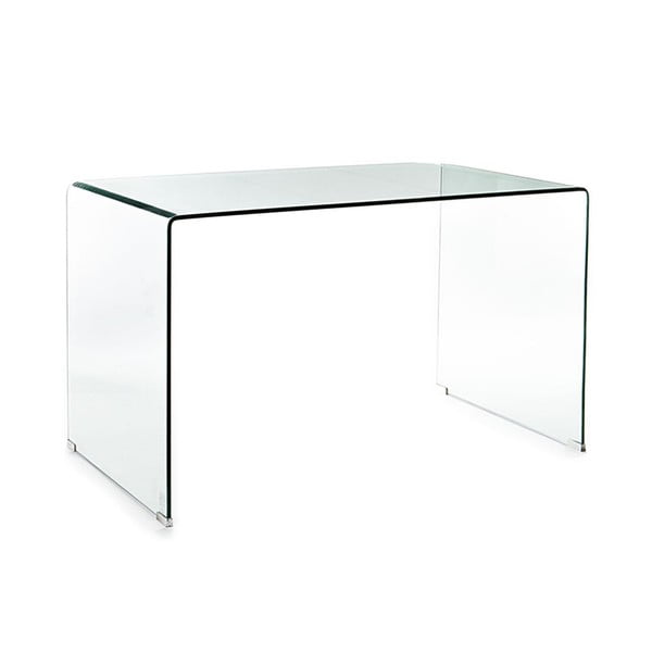 Skleněný pracovní stůl 70x126 cm Bend – Tomasucci-image-2