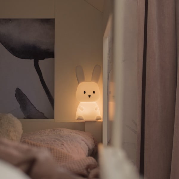 Bílé LED dětské noční světlo Bunny – Star Trading-image-1