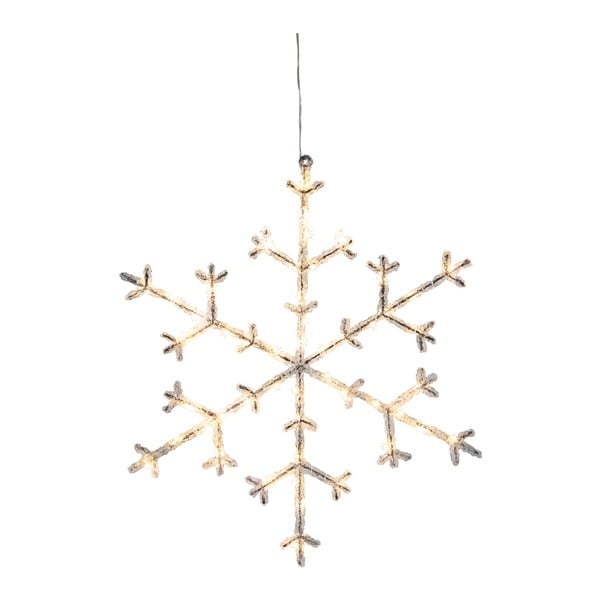 Svítící LED dekorace Best Season Icy Snowflake, 45 cm