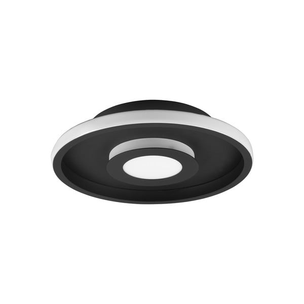 Matně černé kovové LED stropní svítidlo ø 30 cm Ascari – Trio