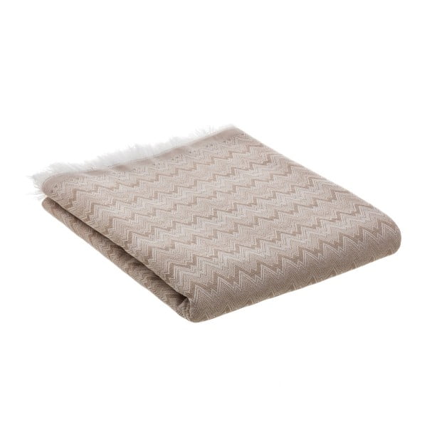 Béžový přehoz na dvoulůžko 230x290 cm Up & Down – Casa Selección-image-3