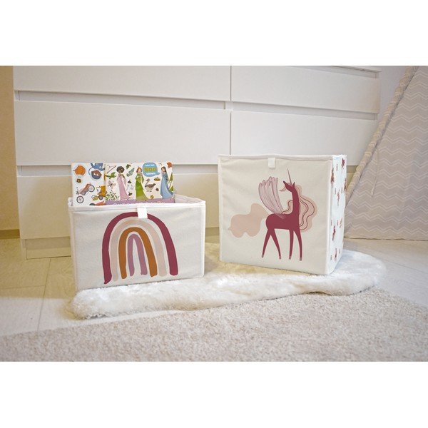 Látkový dětský úložný box Magic Rainbow - Butter Kings-image-1