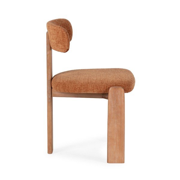 Čalouněné jídelní židle v sadě 2 ks v cihlové barvě Nadia – MOME-image-4