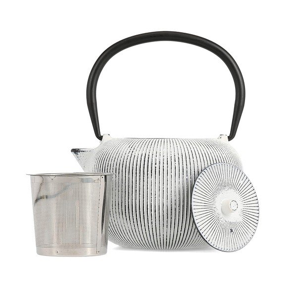Černobílá konvice na čaj z litiny 700 ml Sencha – S|P Collection-image-2