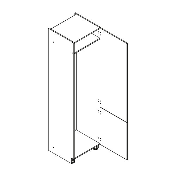 Vysoká kuchyňská skříň na vestavnou lednici (šířka 60 cm) Aden – STOLKAR-image-3