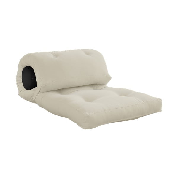 Šedobéžová futonová matrace 70x200 cm Wrap Beige/Dark Grey – Karup Design-image-3