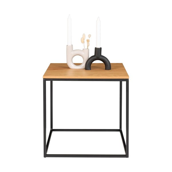 Odkládací stolek s deskou v dubovém dekoru House Nordic Vita, 45 x 45 cm-image-4