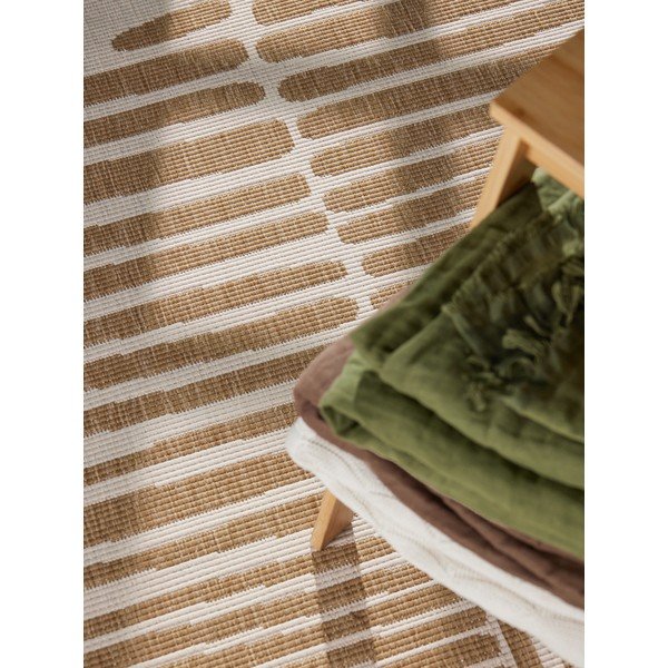 Krémový/v přírodní barvě kulatý vnitřní a venkovní koberec ø 160 cm Haringey Bounds – Ted Baker-image-2