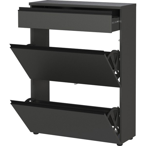 Antracitový botník 80x107x29 cm Baldone – Germania-image-2