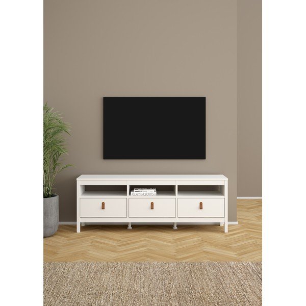 Bílý TV stolek 151x54 cm Madrid – Tvilum-image-1