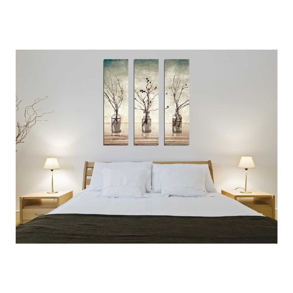 3dílný nástěnný obraz na plátně Vases-image-1