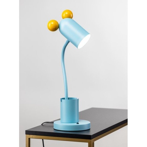 Světle modrá dětská lampička Mouse – GTV-image-1