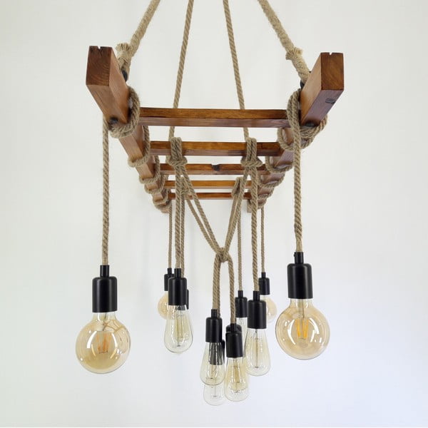 Stropní svítidlo z borovicového masivu Merdiven-image-2