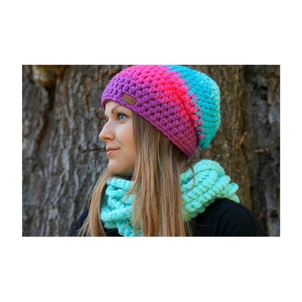 Ručně háčkovaná čepice DOKE Lola-image-2