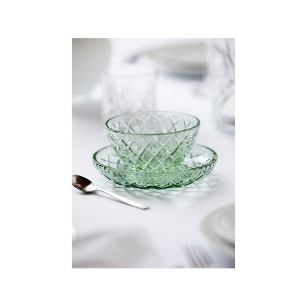 Zelené skleněné misky v sadě 4 ks 325 ml Sorrento – Lyngby Glas-image-4