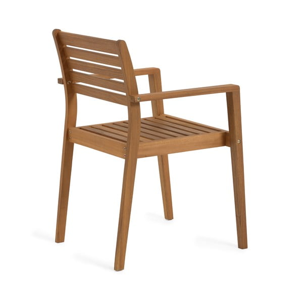 Zahradní židle z akáciového dřeva Kave Home Hanzel-image-3