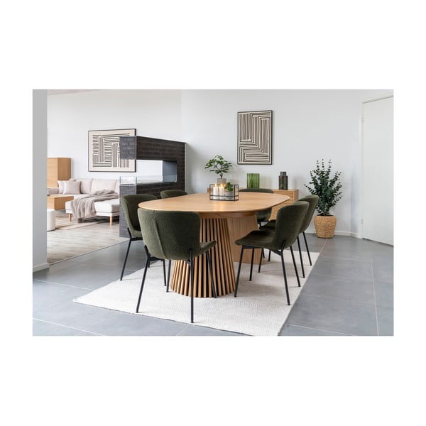 Zelená skleněná váza (výška 26,5 cm) – House Nordic-image-4