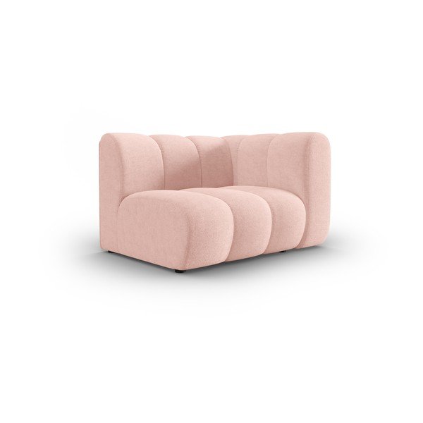 Růžový modul pohovky (pravý roh) Lupine – Micadoni Home-image-2