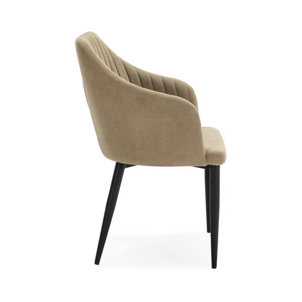 Světle zelená čalouněná jídelní křesla v sadě 2 ks Nadi – Marckeric-image-3