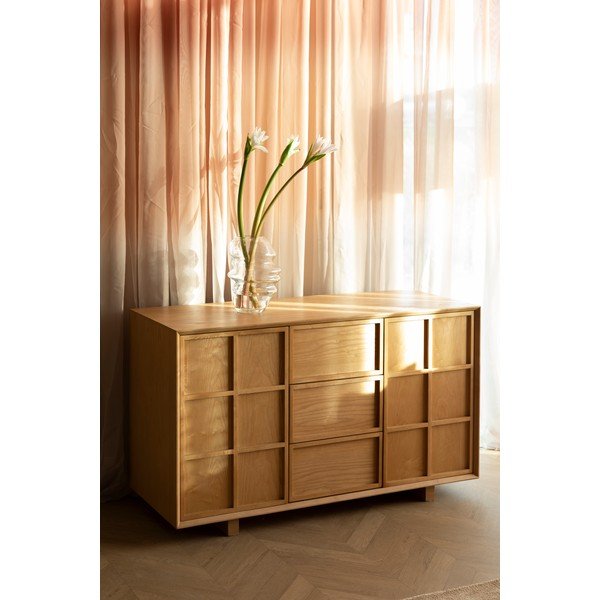 Komoda z jasanového dřeva v přírodní barvě 120x70x45 cm Raster – Zuiver-image-1