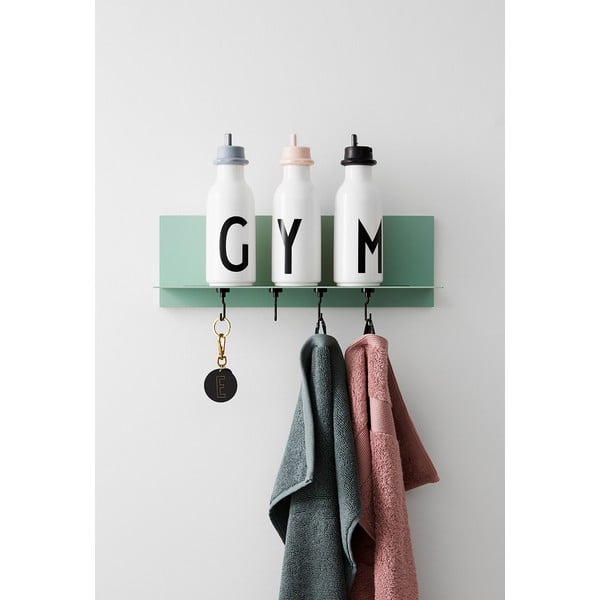 Šedé sportovní víčko na láhev Design Letters Lid-image-1