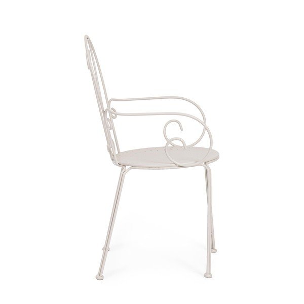 Béžová kovová zahradní židle Etienne – Bizzotto-image-3