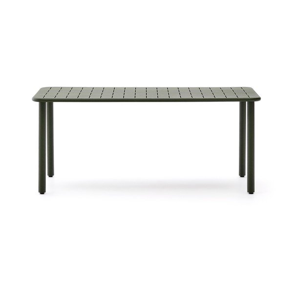 Ocelový zahradní jídelní stůl 90x180 cm Brai – Kave Home-image-2