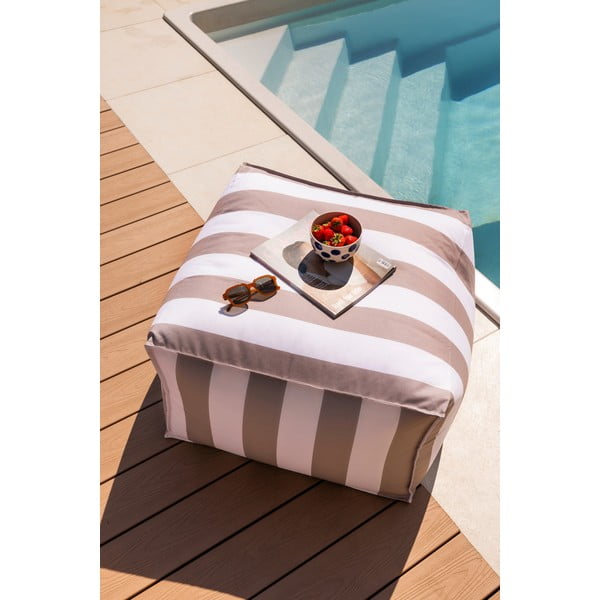 Bílo-šedý zahradní sedací vak – Bonami Essentials-image-1