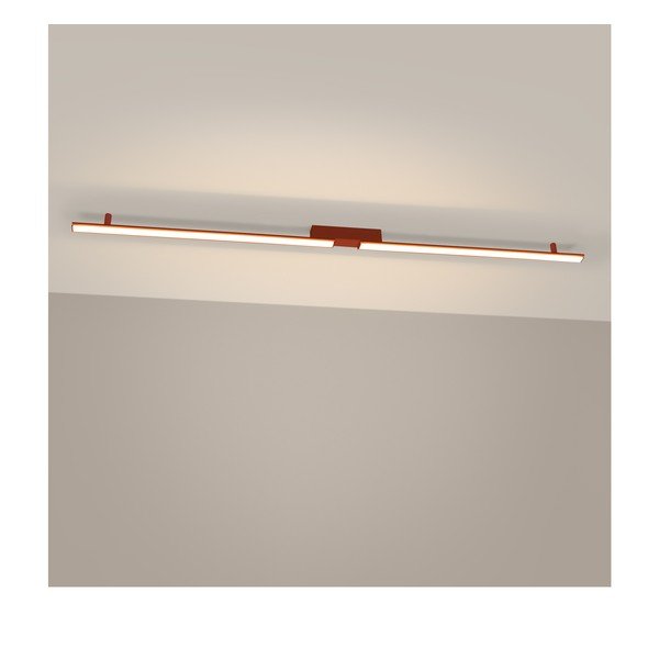 Hliníkové LED stropní svítidlo v cihlové barvě 4x181 cm LAGOM – Thoro-image-1