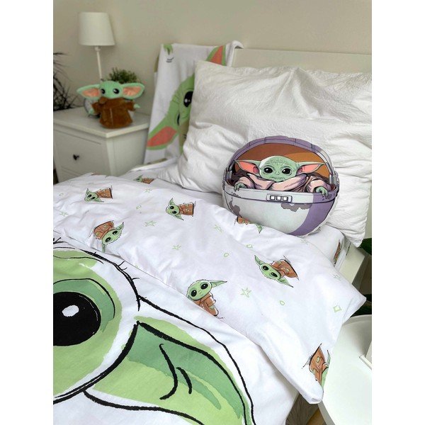 Dětský polštářek z mikroplyše ø 40 cm Star Wars "Mandalorian 02" – Jerry Fabrics-image-2