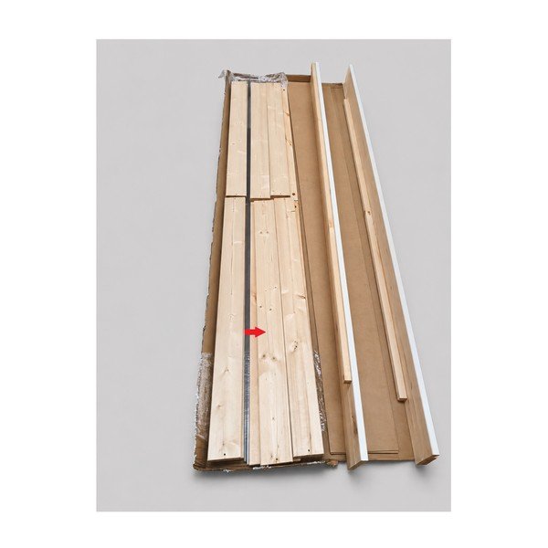 Bílá patrová/s výsuvným lůžkem dětská postel z borovicového dřeva s úložným prostorem s roštem 90x200 cm SCOTT - II. jakost – Vipack-image-2