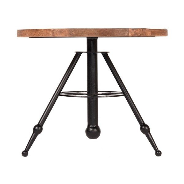 Odkládací stolek s deskou z mangového dřeva LABEL51 Solid, ⌀ 60 cm-image-2