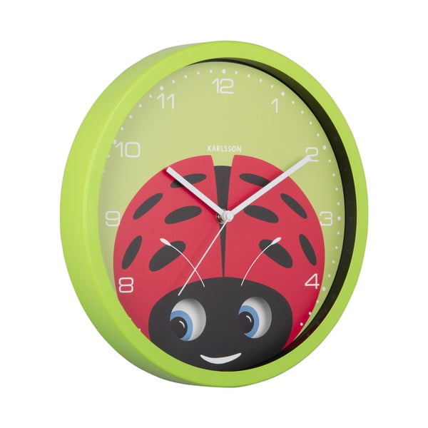 Dětské hodiny ø 31 cm Peekaboo Ladybug – Karlsson-image-2