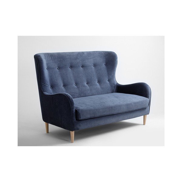 Tmavě modrá dvoumístná pohovka Custom Form Cozyboy-image-4