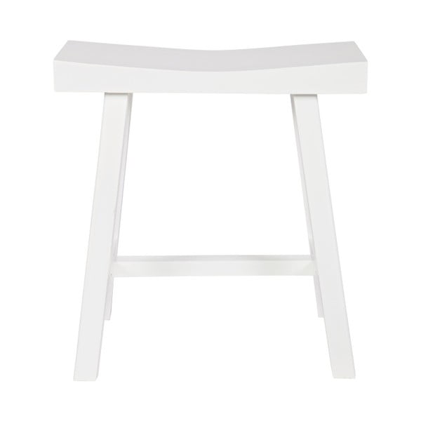 Bílá dřevěná stolička De Eekhoorn Charcoal
