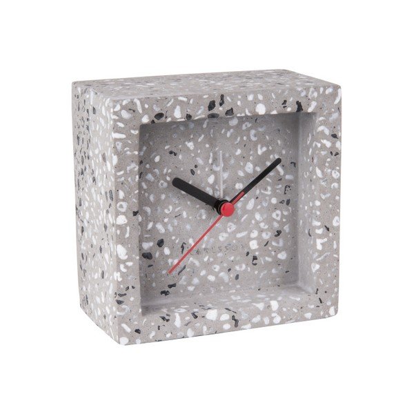 Šedé stolní hodiny s budíkem Karlsson Franky-image-1